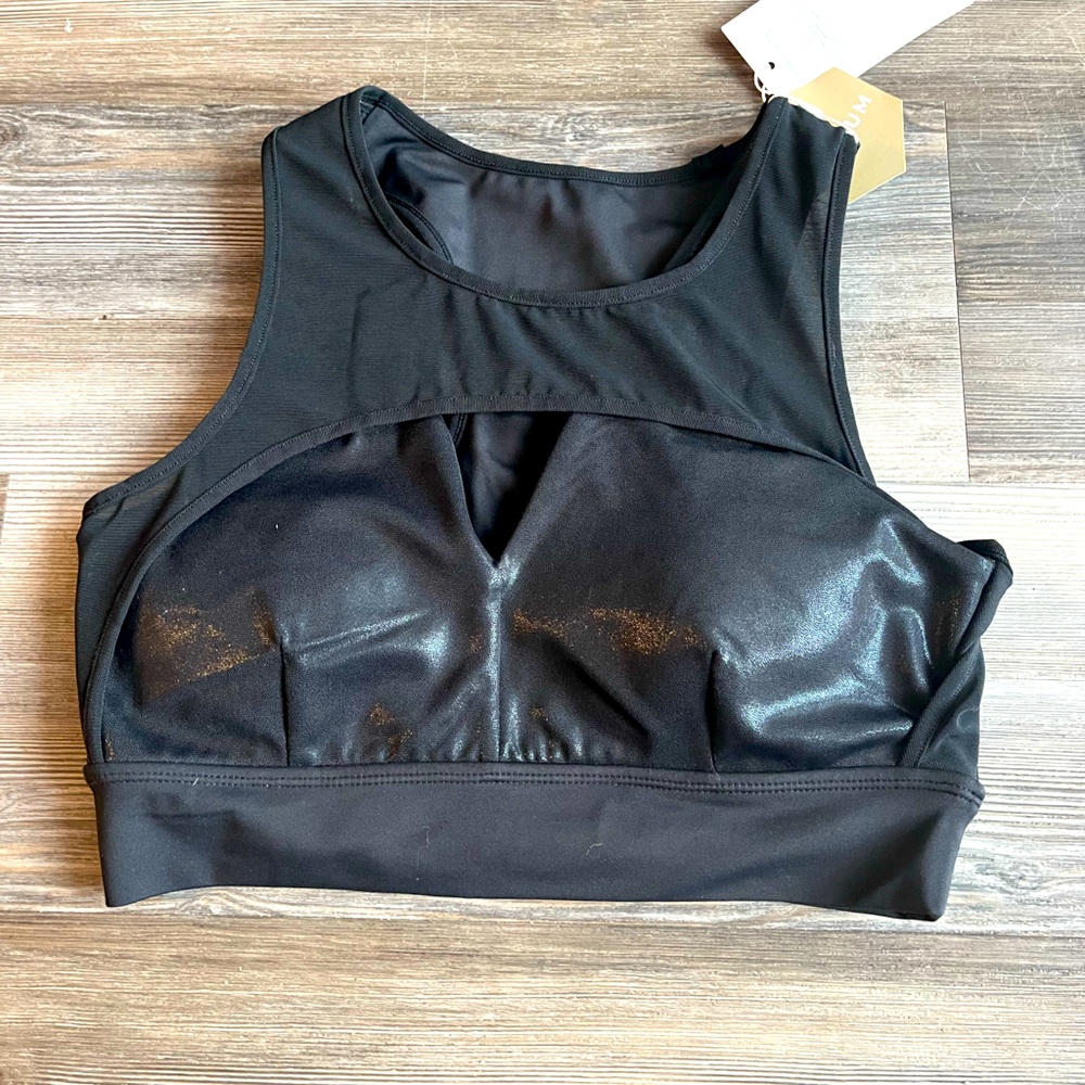 Buffbunny Storm Sports Bra Black, Large NWT